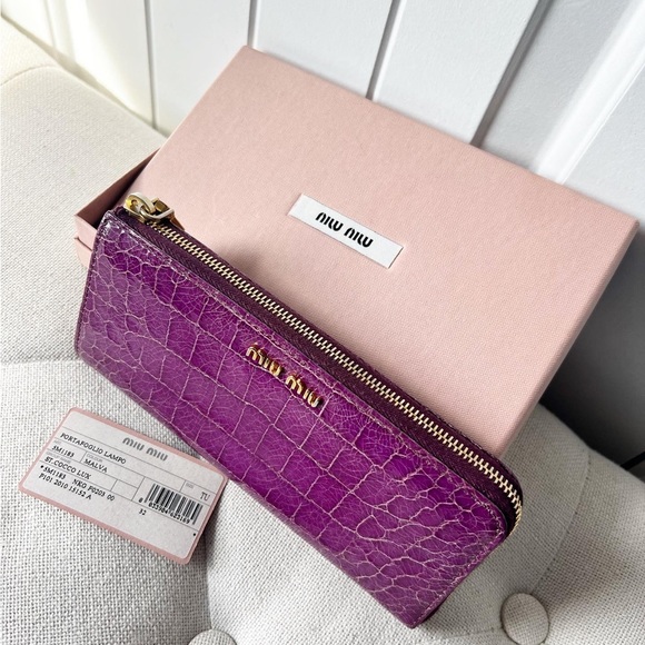 CROC MIU MIU WALLET - Picture 2 of 5